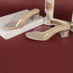 Ishransh Women Open Toe Block Heels Sandals-13