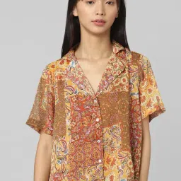 Only Multicolor Floral Print Shirt-image-43