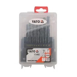 Yato HSS Twist Drill Set Of 19 YT-4462-15