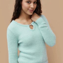 Code by Lifestyle Sky Blue Regular Fit Pullover image 4