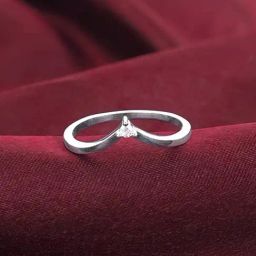 GIVA 925 Sterling Silver Simply Vanki Ring Fixed Size For Women-image-15