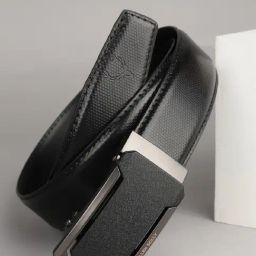 Allen Solly Black Leather Waist Belt for Men-98