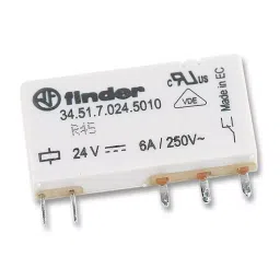 FINDER RELAY, SPDT, 250VAC, 6A, 34.51.7.024.0010-picture-47