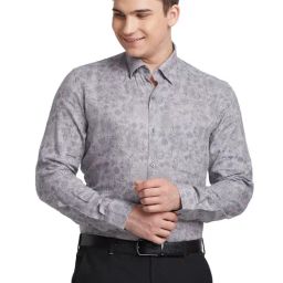 Raymond Grey Contemporary Fit Printed Shirt-picture-9