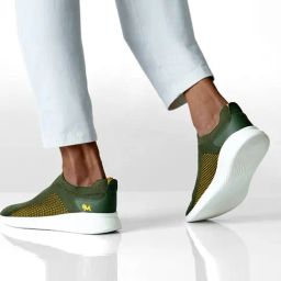 Neemans Men's Everyday Basic Citrus Olive Walking Shoes-image-5
