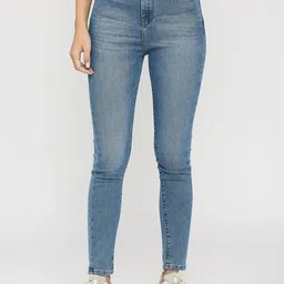 SPYKAR Women High-Rise Skinny Fit Medium Shade Light Fade Non stretchable Jeans-image-95