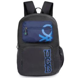 United Colors of Benetton Arcade Black & Navy Polyester Printed Backpack-picture-7