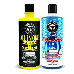 Foxcare 500 ml Each Yellow & Black Multipurpose Polish & Foam Blaster Shampoo (Pack of 2)-26