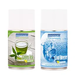 Airance 250 ml Each Green Tea & Cool Breeze Spray Air Freshener Automatic Spray (Pack of 2)-image-115