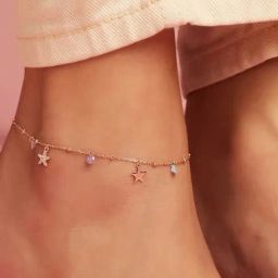 Zavya Star Drop 925 Sterling Silver Anklet-image-91