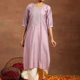 Libas Purple Embroidered Kurta-picture-22