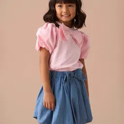 Angel & Rocket Puff Sleeve Top-image-6