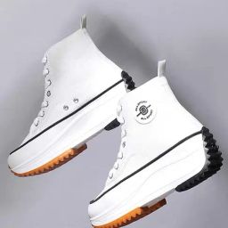 Mozafia Women's White Ankle High Sneakers-image-28