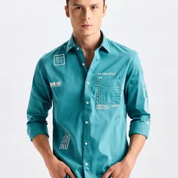 Red Flame Men Opaque Casual Shirt-image-64