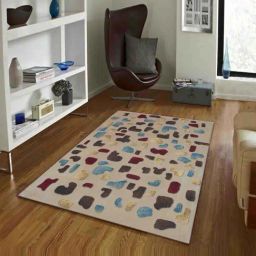 Presto Beige Wool Hand Tufted Carpet-picture-27
