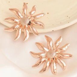 Sohi Gold Plated Designer Party Stud Earrings-18