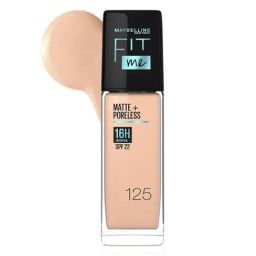 Maybelline New York Fit Me Matte + Poreless Liquid Foundation 125 Nude Beige - 30 ml-17