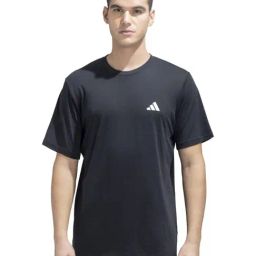 Adidas Black Regular Fit Sports T-Shirt-image-96