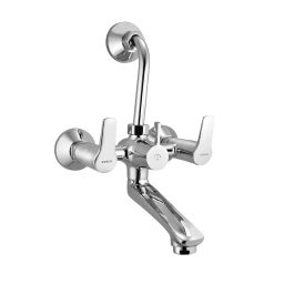 Essco by Jaquar Wall Mixer for Overhead Shower with 115 mm Long Bend Pipe On Upper Side, Connecting Legs & Wall Flanges, STE-107273-image-52