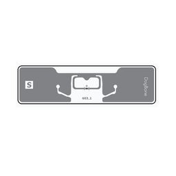 UHF RFID Sticker 97x27mm, Clear PET Sticker,Strong Adhesive, EPC:96~128bit, User:0, TID: 96 bit. image 1