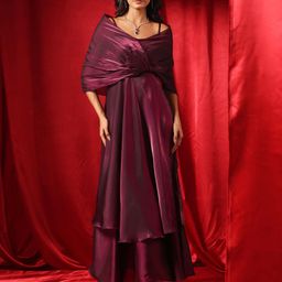 B'Infinite Women Shoulder Straps Embellished Maxi Dress-image-49