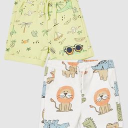 Juniors by Lifestyle Boys Pack of 2 Printed Shorts-image-61