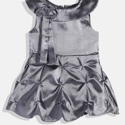 YK Girls A-Line Dress with Bow Detail-image-46