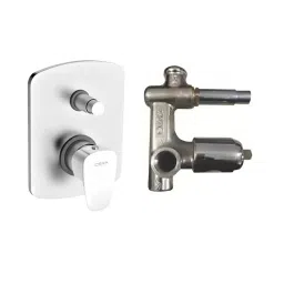 CERA Vine Wall Mount Single Lever Push Type Concealed Diverter, F1020701 + F4010108 (Set of 2 Pcs)-25