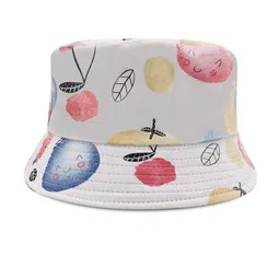 JENNA Unisex Kids White Self Design Sun Hat image 4