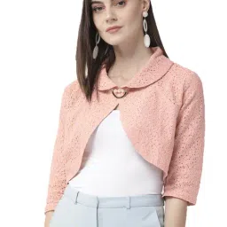 Style Quotient Nude Lace Shrug-image-27