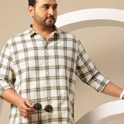 Sztori Men Plus Size Checked Casual Shirt-picture-48
