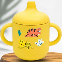Sun & Shine 180ml Kids Unisex Silicone Food Grade & Spill Proof Sippy Cup With Handle-picture-8