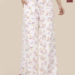 Esplendido Women Pack Of 2 Printed Cotton Mid-Rise Lounge Pants-picture-39