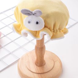 Babyhug Woollen Cap With Bunny Applique - Yellow-picture-17