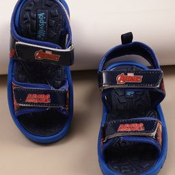 Kidsville Marvel Avengers Featuring Characters Printed Sandals - Blue-image-72