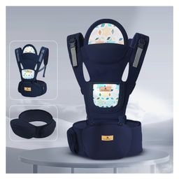 StarAndDaisy Baby Carrier for 0 to 3 Year Baby with 9-in-1 Adjustable, Baby Carrier Sling with Hip Seat,Large Storage, Navy Blue-image-56