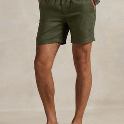 Polo Ralph Lauren Solid Regular Fit Mid Rise Short-image-30