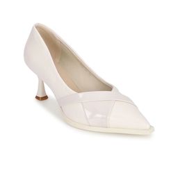 Truffle Collection Printed PU Stiletto Pumps with Bows image 2