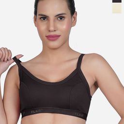SHYAM SONS FLAIR Women Pack of 2 Bra Full Coverage Non-Wired & Non Padded Bra-51