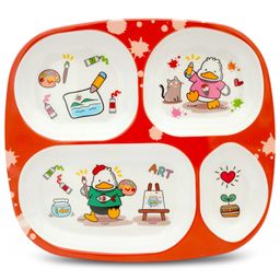 Superware Melamine Kids Dinner Set - duck ( Set of 4 ) image 2