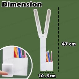 FunBlast Study Desk Lamp with Stationery Holder  3 Mode Light Table Lamp image 3