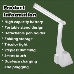 FunBlast Study Desk Lamp with Stationery Holder  3 Mode Light Table Lamp image 5