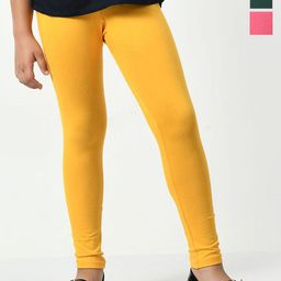 KAYU Pack Of 3 Girls Ankle Length Leggings-image-126