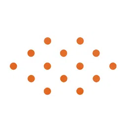 Comet Busters 14 Pcs Reusable Bindis - Orange image 2