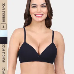 Amour Secret Pack Of 2 Lightly Padded Seamless All Day Comfort T-shirt Bra-picture-22