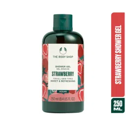 The Body Shop Strawberry Shower Gel, Fruity Fragrance with Strawberry Seed Oil, All Skin Types-picture-23
