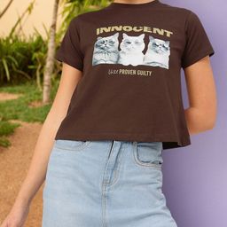 DressBerry Innocent Cute Printed Crop T-shirt-image-68