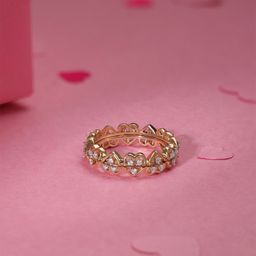 Mia by Tanishq Women Love Luck 14KT Gold Diamond Finger Ring - 3.2 g-image-63