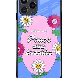QRIOH Floral Printed iPhone 11 Pro Back Case Mobile Accessories-image-60