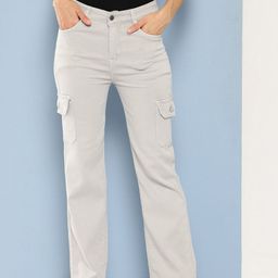 CORSICA Women Grey Cotton Stretchable Jeans-picture-36